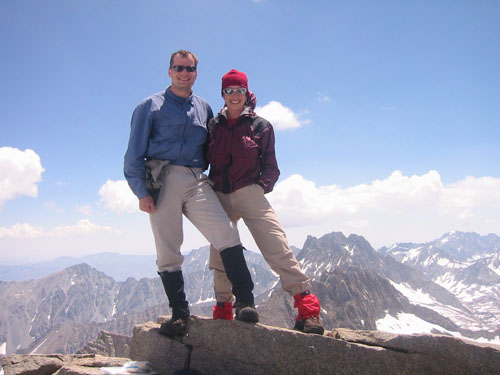 Jim and Maria-Louisa atop SE Polemonium