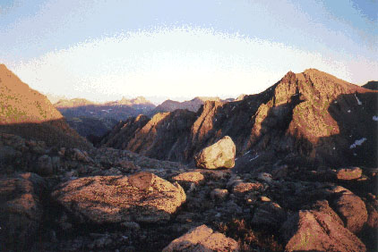 Sunset on Piute canyon