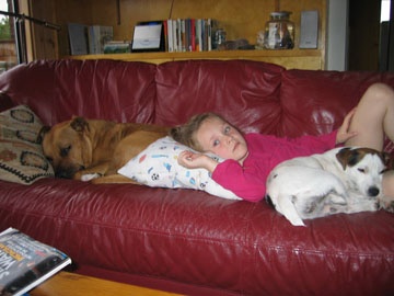 Relaxing with Sam & Liloo at Sea Ranch