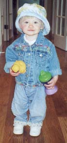 Jenna with duck and cup