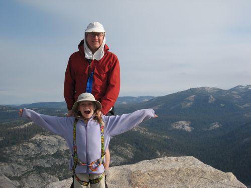 Jenna and Ken on the summit of Half Dome 